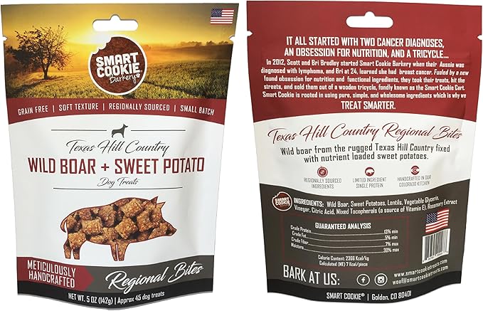 Smart Cookie All Natural Soft Dog Treats - 5 Flavor Variety Pack (5oz Each) - Healthy Dog Treats for Dogs & Puppies with Allergies, Sensitive Stomachs - Chewy, Grain Free, Made in USA-Mewly Pet