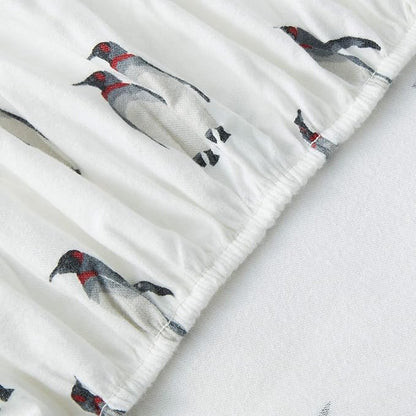 Eddie Bauer - Twin Sheets, Cotton Flannel Bedding Set, Brushed For Extra Softness, Cozy Home Decor (Rookeries, Twin)