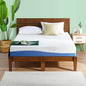 Olee Sleep King Mattress, 10 Inch Gel Memory Foam Mattress, Gel Infused for Comfort and Pressure Relief, CertiPUR-US Certified, Bed-in-a-Box, Medium Firm, Blue, King Size