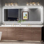 TokeShimi LED Bathroom Mirror 96 x 36 Lighted Bathroom Vanity Mirror with Lights,Brighter Frontlit and Backlit Light up Anti Fog Mirror