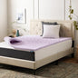 LUCID Lavender Infused 2 Inch Memory Foam Mattress Topper with 5 Zones – Full Size – Plush Feel – CertiPUR Certified – Dorm Room Essentials