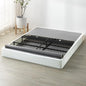 ZINUS 7.5 Inch Box Spring with Cover, No Assembly Mattress Foundation, Sturdy Metal Structure, Queen, White