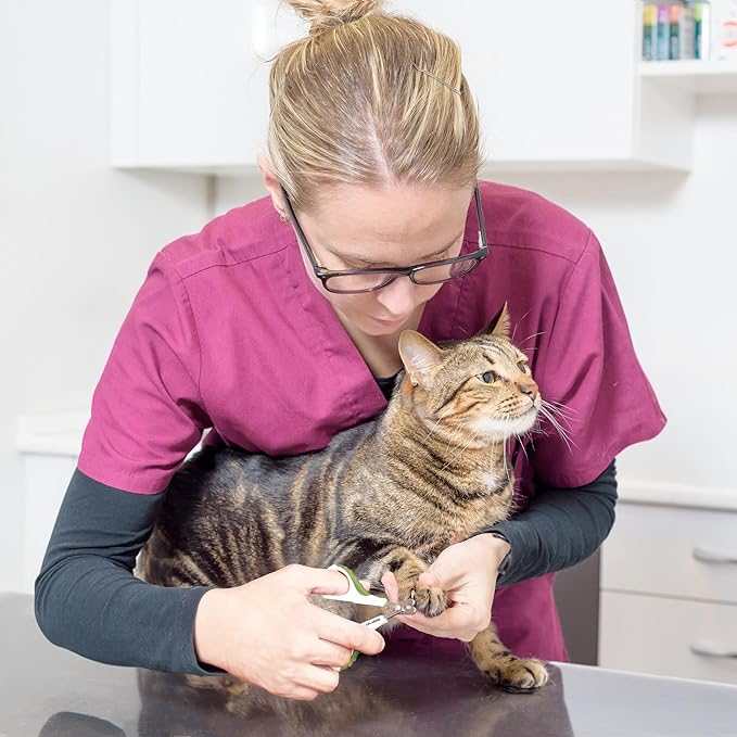 Cat Nail Clipper & Trimmer for Indoor Cats Kitten Puppy Rabbit Small Dog Bird - Professional Pet Grooming Tool for Safe Claw Care - Easy for Home Use for Beginners - Ebook Guide-Mewly Pet