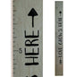Headwaters Studio Wooden Growth Chart – Kids Height Chart, Wall Measurement for Kids, Height Chart for Wall, Growth Ruler for Children – Tribal Gray (63"x6.7")
