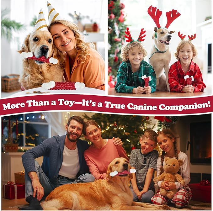 Tough Dog Toys, Dog Toys for Aggressive Chewers Large Breed, Aggressive Chew Toys for Large Dogs (2 Pack)-Mewly Pet