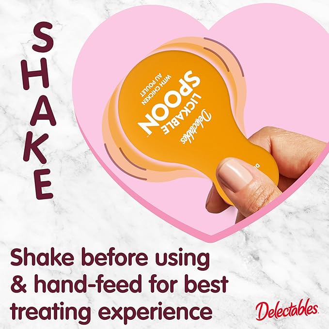 Hartz New Delectables Lickable Spoon Interactive Lickable Cat Treats for Quick & Easy Bonding, Variety Pack 32ct-Mewly Pet