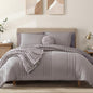 Monbix Full Comforter Set - 7 Pieces Cloud Purple Bed in a Bag Full Size Bedding Sets with Comforters, All Seasons Down Alternative Comforter with Sheets,Pillowcases & Shams