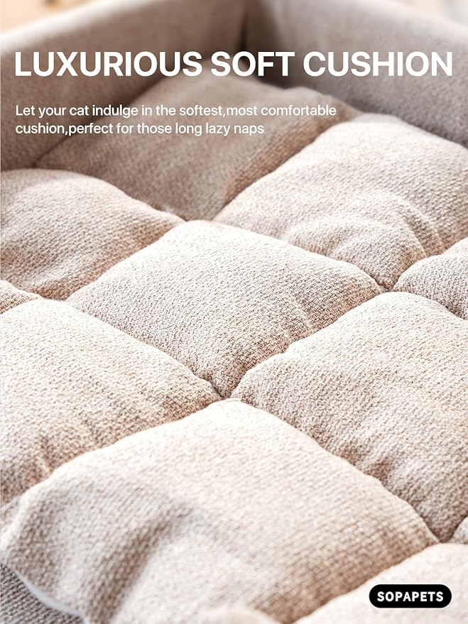 Maine Coon Cat Tree for Indoor Cats Large Adult,Modern Cat Tower for Extra Large Cats 20 lbs+,Heavy Duty Cat Tree with Sisal Scrathing Post,Hammock,Perch,Condo,Bed-Mewly Pet