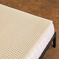 Pure Green Natural Latex Mattress Topper - Soft - 1 Inch - Twin Size (GOLS Certified Organic)