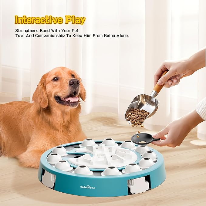 Dog Puzzle,Level 4 in 1 Interactive Toy for Smart Dogs, Multi-Stage Play, Puzzle Toys for Dogs, Cognitive Dog Puzzle Feeder for Slow Eating & Mental Stimulation-Mewly Pet