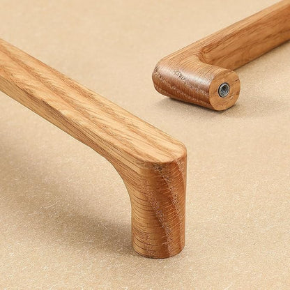 Burlywood Round 5 in 6 pcs Wooden Drawer Pulls Handle pulls for cabinets Kitchen Cabinet Drawer pulls Cabinet Door Pull