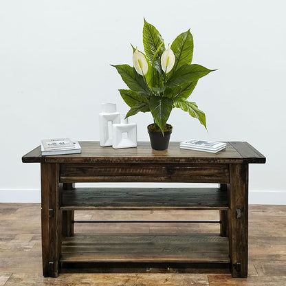 Nearly Natural 26” Spathiphyllum Artificial (Real Touch) Silk Plants Green