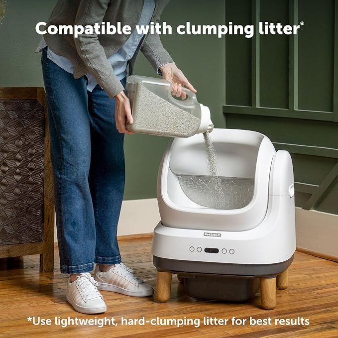 PetSafe ScoopFree OpenSky Automatic Self-Cleaning Cat Litter Box – Advanced Odor Control – App Controlled with Health Monitoring – Works with Any Litter – Up to 2 Weeks of Hands-Free Cleaning-Mewly Pet