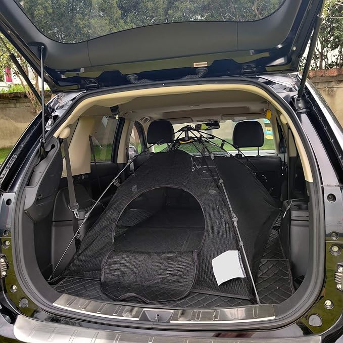 AICHIFAN Mini Cat Tent for Outside Playpen Pop Up Indoor Pet Cat Enclosures Portable Sunshade and Anti-UV Cat Playhouse for SUV Pickup Truck (Play Tents for Cats and Small Animals) - Outside Habitat-Mewly Pet