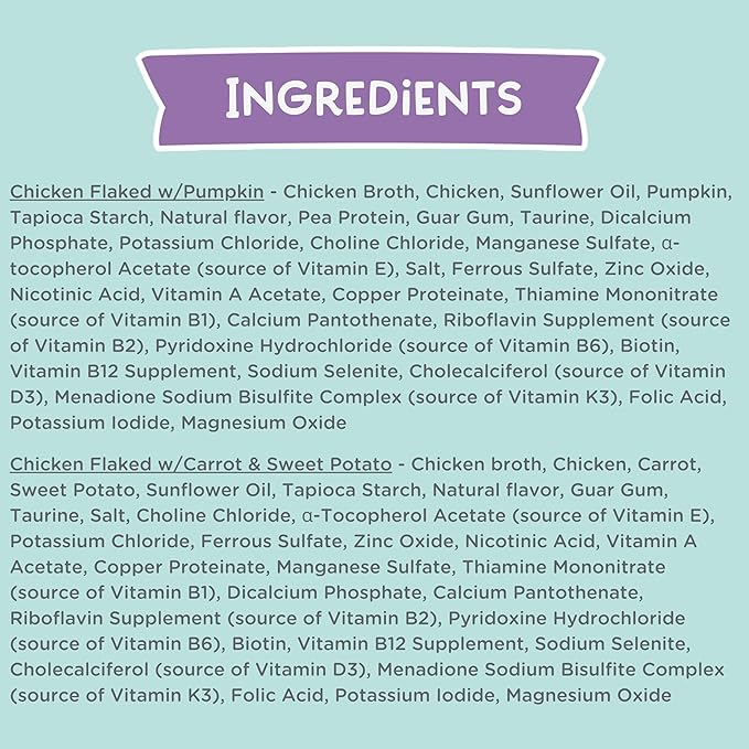 LOVE, NALA - FLAKED Fish & Chicken Variety Pack - 24 Pack- Natural Adult Cat Wet Food - Grain Free, Non-GMO, Lean Protein, Omega 3, Digestive Fiber, Added Minerals & Vitamins