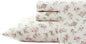 Laura Ashley Home Collection Premium Ultra Soft Cozy Lightweight Cotton Flannel Bedding Sheet Set, Wrinkle, Anti-Fade, Stain Resistant & Hypoallergenic, King, Audrey Pink (201593)