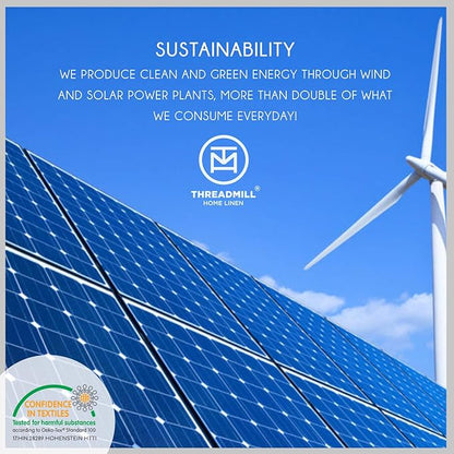 Threadmill California-King Sheets - 800 Thread Count, Jacquard Celine Dark Grey, 100% Pure Cotton 4 Piece Striped Bed Set, Extra Long Staple Cotton, Luxury Damask Sheets with Elasticized Deep Pocket