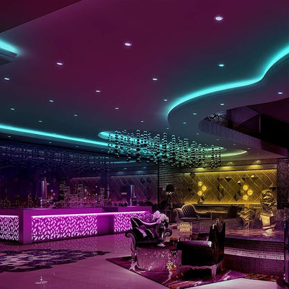 DAYBETTER Led Strip Lights 32.8ft Kit with Remote and Power Supply Color Changing