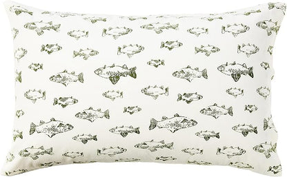 Eddie Bauer - Queen Sheets, Cotton Flannel Bedding Set, Brushed For Extra Softness, Cozy Home Decor (School of Fish, Queen)