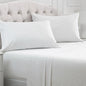 Mellanni Queen Sheets Set - 4 PC Iconic Collection Bedding - Hotel Luxury, Extra Soft, Cooling Bed Sheets - Wrinkle, Fade, Stain Resistant (Queen, Pin Stripe Gray)