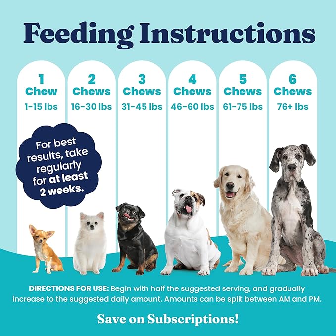 Solid Gold Calming Chews for Dogs - Dog Calming Chews w/Melatonin for Separation, Stress & Hyperactivity Relief - Supports Relaxation for Travel, Fireworks & Storms - All Ages & Sizes - Bacon 120ct-Mewly Pet