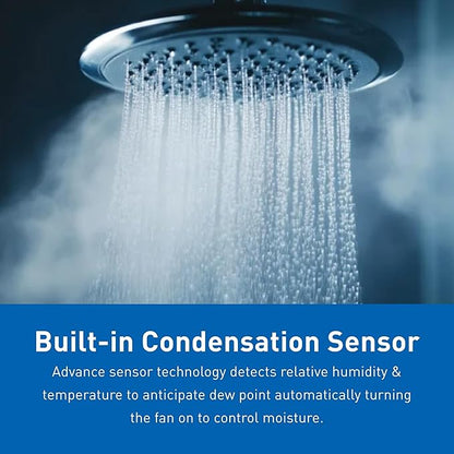Panasonic WhisperFit Ceiling Mount Bathroom Exhaust Fan with Humidity Sensor, 50-80-110 CFM, FV-0511VFC1