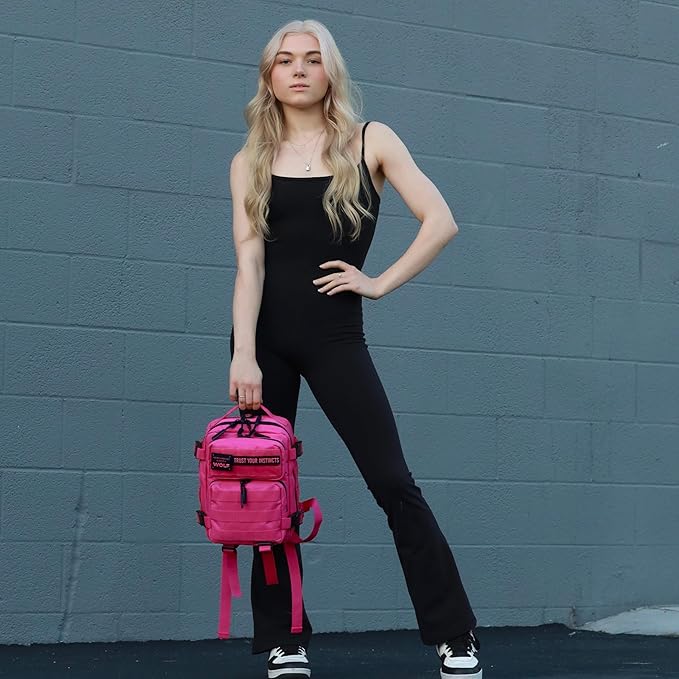 WOLFpak 9L Backpack Mini – Voodoo Pink-Mewly Pet