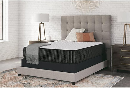 Signature Design by Ashley Limited Edition Firm 12 Inch Hybrid Mattress with Gel Memory Foam and Edge Support for Cool Sleep and Pressure Relief, Twin XL, Fiberglass Free, Mattress In A Box