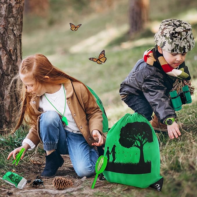 Kids Explorer Kit & Bug Catcher Kit, Camping Gear for Kids, Outdoor Exploration Set with Backpack & Binoculars, Ideal Outdoor Adventure Toys for Boys Girls 3-12-Mewly Pet