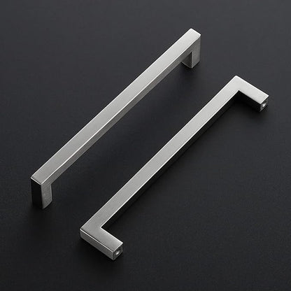 Ravinte 10 Pack Brushed Nickel Kitchen Cabinet Handles 7-1/2 Inch Cabinet Pulls Square Kitchen Hardware for Cabinet Drawer Pulls Drawer Handles Come with Screwdriver