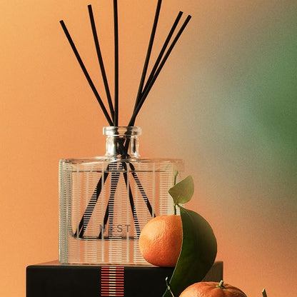 NEST New York Reed Diffuser Liquid Refill, Sicilian Tangerine - 5.9 fl oz - Fragrance for Up to 90 Days - Flame Free