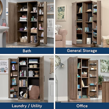 Sauder HomePlus Storage Cabinet/ Pantry cabinets, Salt Oak finish