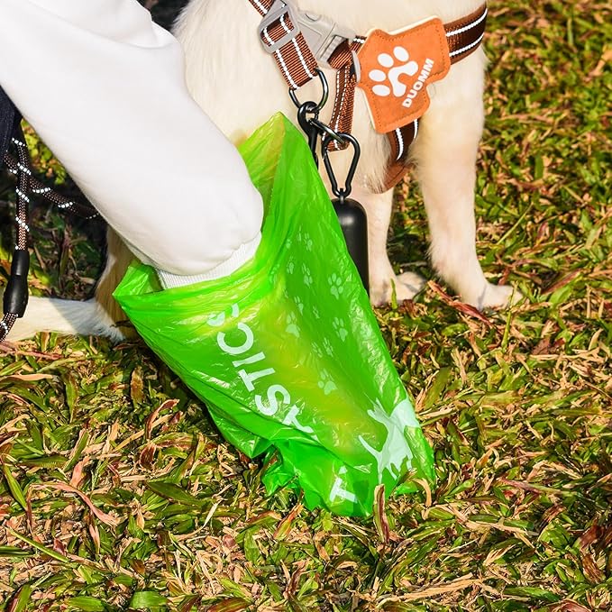 Typlastics Poop Bags for Dogs,180 Bags, Waste Refuse Cleanup, Doggy Roll Refills for Outdoor Puppy Walking and Travel, Leakproof and Tear Resistant, Unscented, 12 Pack of 15, Lime Green-Mewly Pet