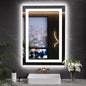 LOAAO 20"x28" LED Mirror for Bathroom, Lighted Bathroom Mirror with Lights, Anti-Fog, Dimmable, Memory Function, Easy to Install, Clear Reflection