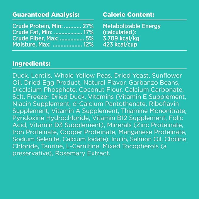 BIXBI Rawbble Dry Dog Food, Duck, 24 lbs - USA Made with Fresh Meat - No Meat Meal & No Corn, Soy or Wheat - Freeze Dried Raw Coated Dog Food - Minimally Processed for Superior Digestibility-Mewly Pet