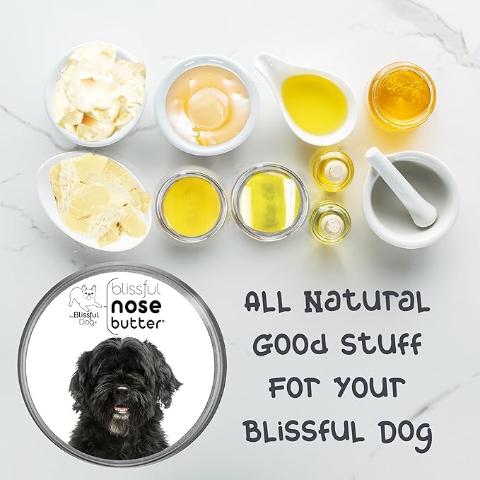 The Blissful Dog Portuguese Water Dog Unscented Nose Butter - Dog Nose Butter, 1 Ounce-Mewly Pet