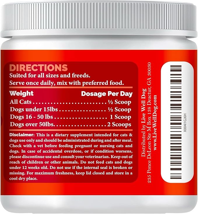 Heart Formula for Dogs & Cats 6.35 oz, 180g-Mewly Pet