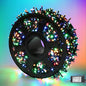 Quntis 82ft 1000 LED Cluster Christmas Lights - Dark Green Wire Christmas Tree Lights - 8 Modes Outdoor Waterproof Christmas String Lights Plug in for Holiday Wedding Party Home Decor, Multicolor