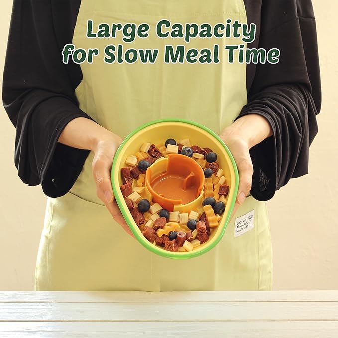 Avocado Non-Spill Treat Dispensing Wobble Toys for Dogs-Mewly Pet