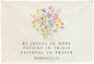 Christian Bible Verse Scripture Rectangular Banner Flag Sign Wall Art Gift for Kids Boys Girls-Nursery Baby Room Bedroom Reading Room Wall Decor-Baby Shower Baptism Christmas Gift-Be Joyful in Hope