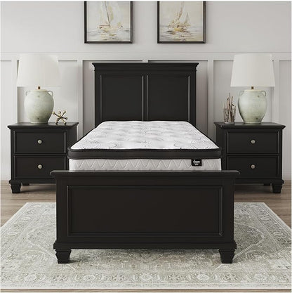 Ashley Chime Twin Mattress Hybrid 12 Inch Firm Memory Foam for Pressure Relief, Mattress In a Box with Cooling Gel, Fiberglass Free