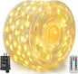 Ollny Christmas Lights Warm White, 600LED 197FT Christmas Tree Lights IP67 Waterproof, Plug in Fairy Lights with Remote 8 Modes Timer, Xmas Light for Outdoor Indoor House Holiday Decor