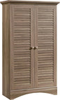 Sauder Harbor View Multipurpose Storage, Tall Pantry Cabinet, L: 35.43" x W: 16.73" x H: 61.02", Salt Oak