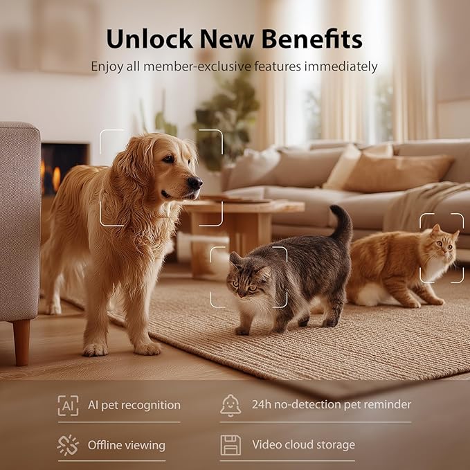 Automatic Cat Feeder with Camera, 1080P HD AI Pet Recognition Recording, 5G WiFi APP Remote Control, Timed Programmable Food Dispenser, Two-Way Audio, with Night Vision Function and Desiccant-Mewly Pet