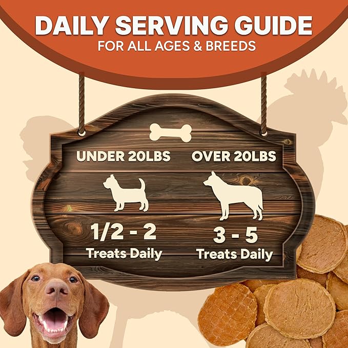 Gaines Family Farmstead Chicken Chips for Dogs – 6 oz Natural, High-Protein Dog Treats, Rawhide-Free Chews, Single Ingredient, Grain-Free, Made in USA-Mewly Pet