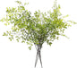 Melorca&Guilla Artificial Plants,4PCS 43.3" Green Nandina Faux Branches for Vase,Faux Greenry Stems Fake Plants for Shop Garden Office Home Décor
