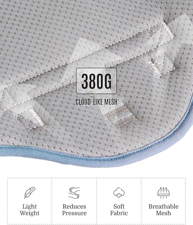 2025 New Edition, Fei & Eve MagEase Dog Harness - 3-Second Magnetic Buckles | 3-Point No-Pull Control | Heavy-Duty 900D Nylon | Dual Safety Handles | Breathable Mesh | Adjustable Fit | Large, Blue-Mewly Pet