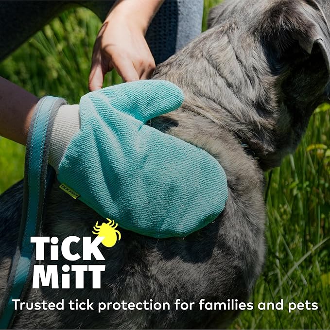 Blue Protective Glove for Tick Removal from Pets & Humans - Easy, Gentle, Chemical-Free Tick Handling - Portable & Durable for Outdoor Adventures-Mewly Pet