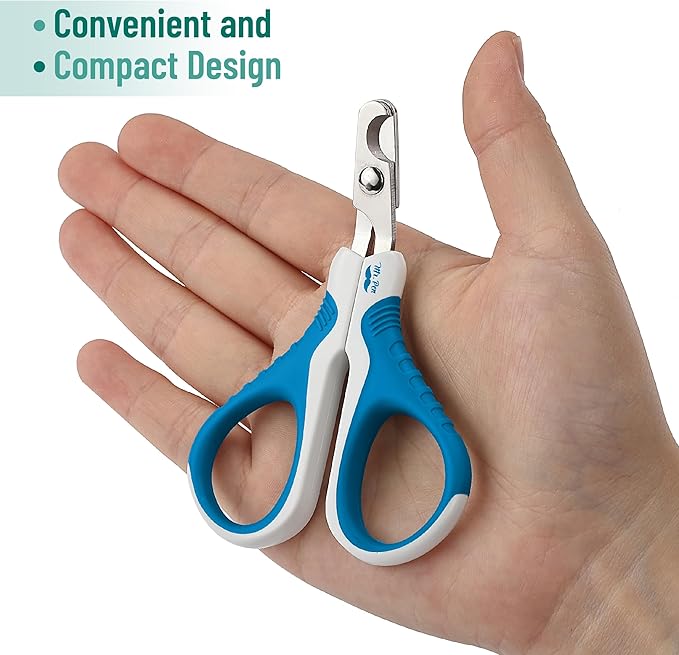 Mr. Pen Cat Nail Trimmer - Blue & White, Cat & Kitten Nail Clipper, Pet Claw Trimmer for Small Dogs-Mewly Pet