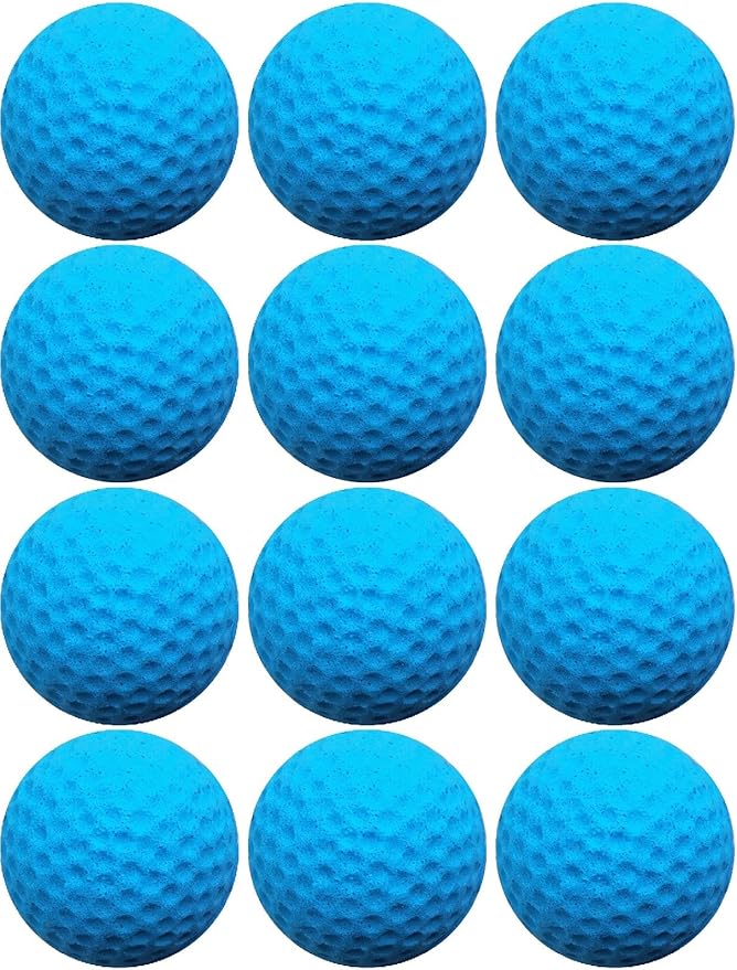 Cat Golf Balls for Indoor Cats Toy Ball Kitten Toys Interactive Cat Ball Sponge Foam Sponge Soccer Balls (Blue)-Mewly Pet